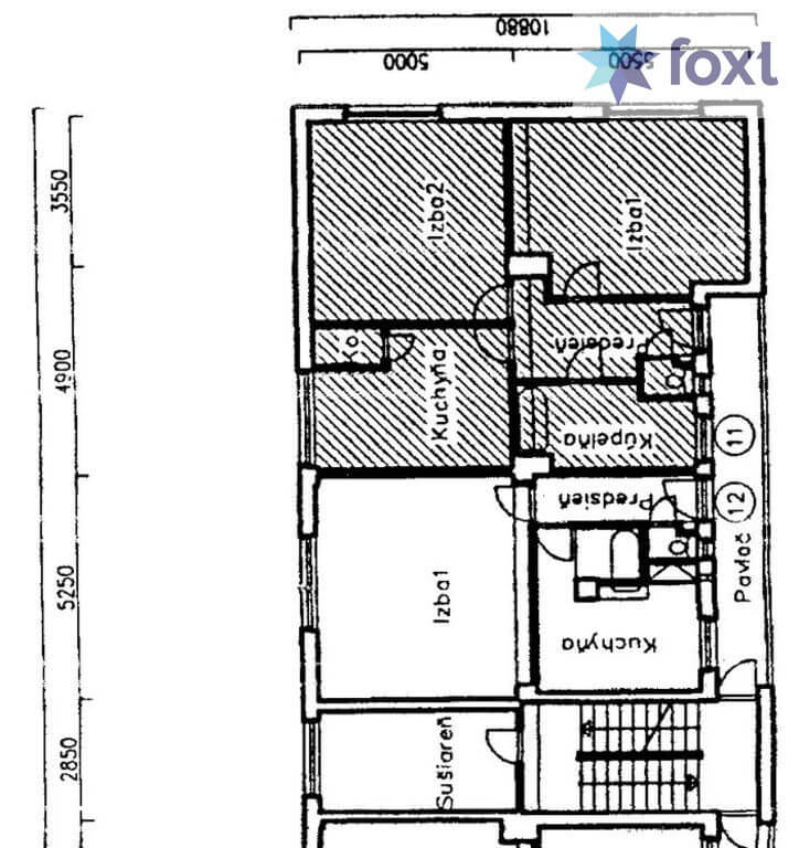 Prenajaté: Na prenájom exkluzívne 2 izb. byt, Staré mesto, Šancová ulica, Bratislava, 75m2, kompletne zariadený-37