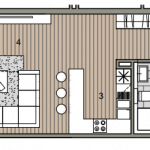 Predané: Novostavba posledný 1 izbový byt, širšie centrum v Bratislave, Beskydská ulica, 44,87m2, štandard, terasa 40m2-10