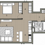 Predané: Novostavba 2 izbový byt, širšie centrum v Bratislave, Beskydská ulica, 56,85m2, štandard.-10