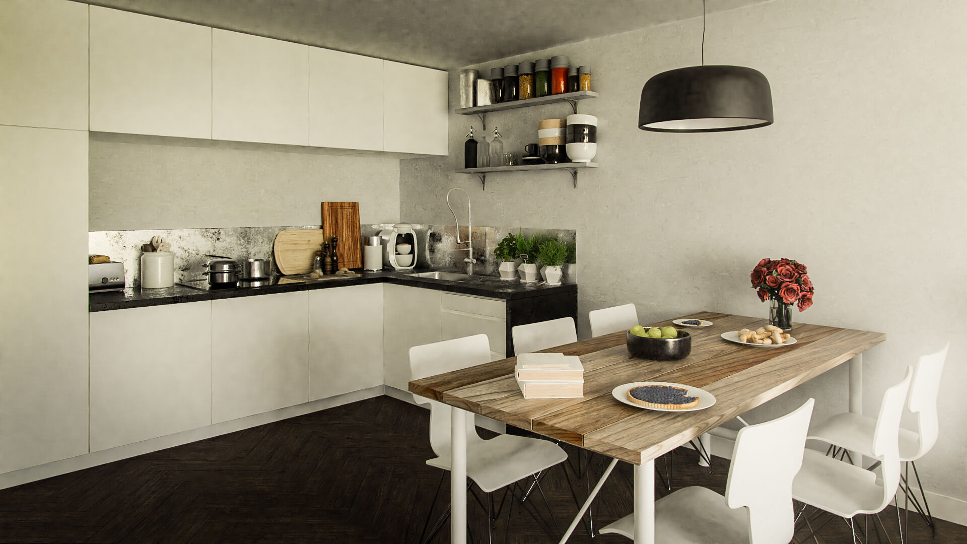 Predané: Novostavba bungalov radovka, 4 izbový, pozemok 300m2, užitkova 75m2-6