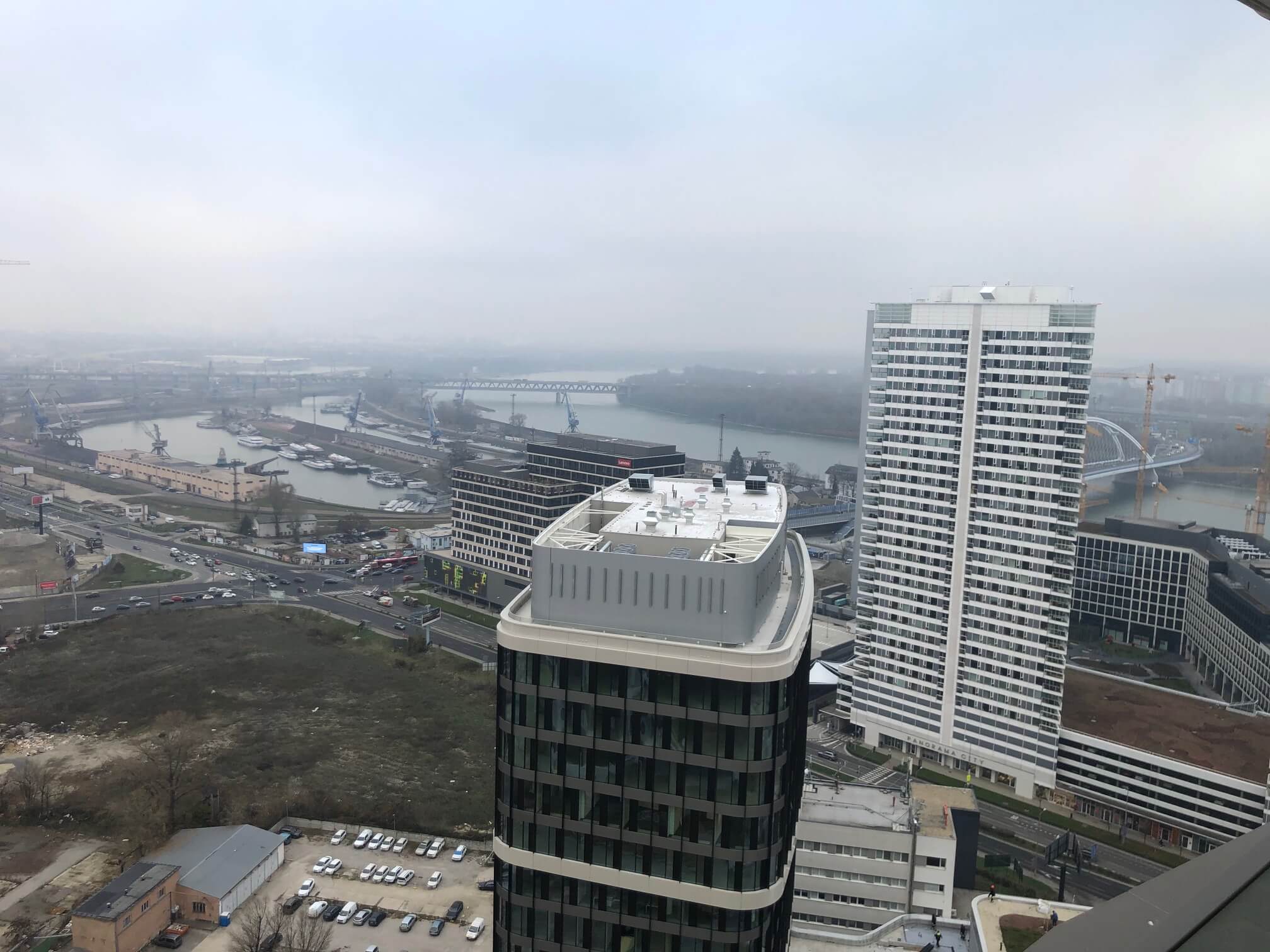 Predané: 2 izbový byt v Sky parku, I Veža, 6 nadzemné podlažie, úžitková 46,28 m2 ,Loggia 4,75m2, parkovanie-9