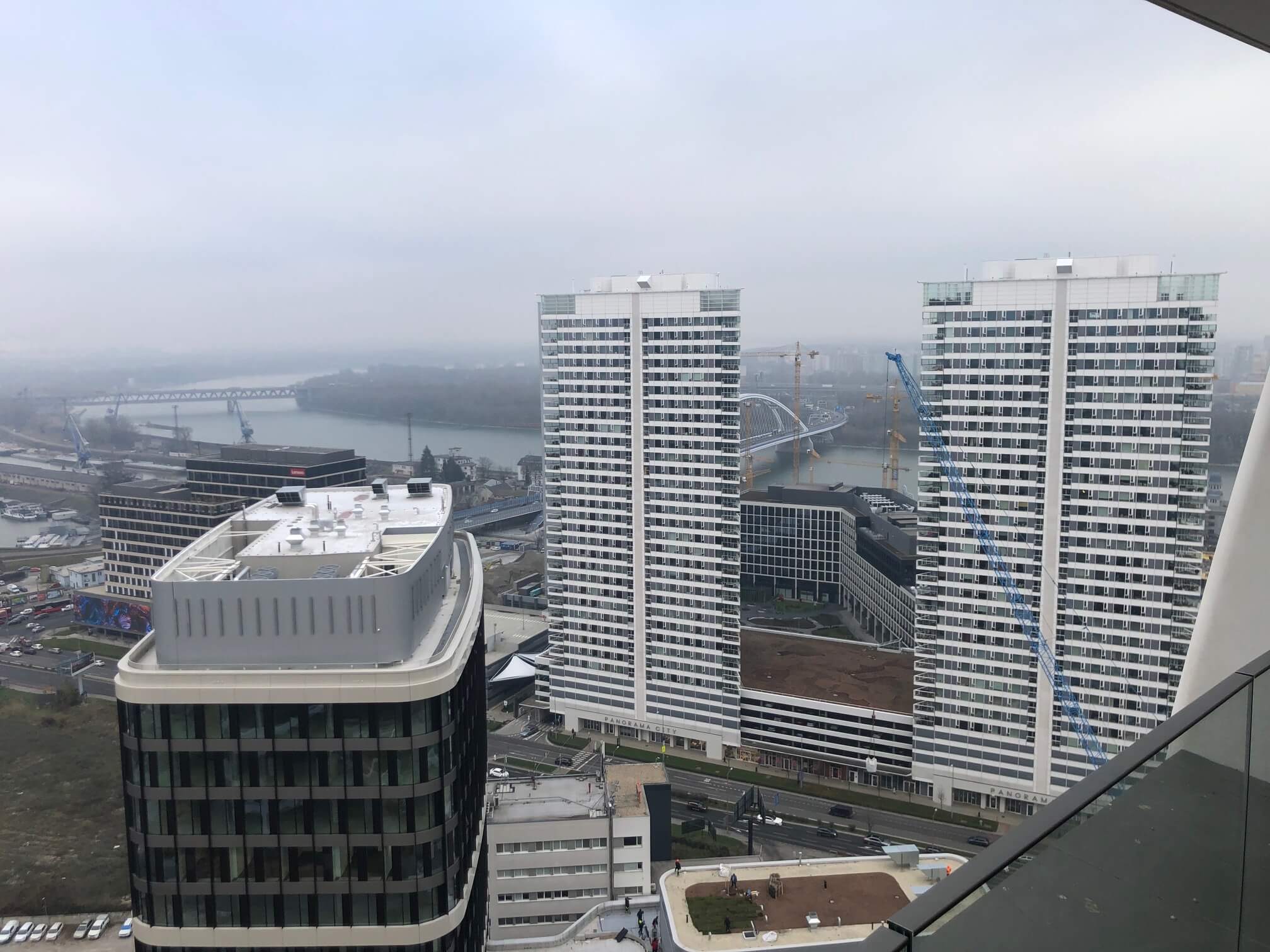 Predané: 2 izbový byt v Sky parku, I Veža, 6 nadzemné podlažie, úžitková 46,28 m2 ,Loggia 4,75m2, parkovanie-8