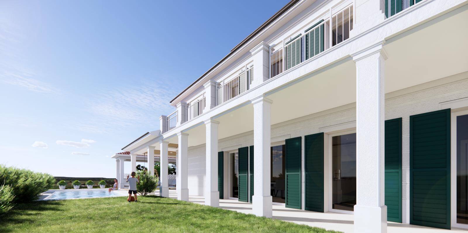 Predané: Veľký rozostavaný rodinný dom, 3NP spolu 355,13m2,pozemok 650m2,Novalja, na ostrove Pag, Chorvátsko-4