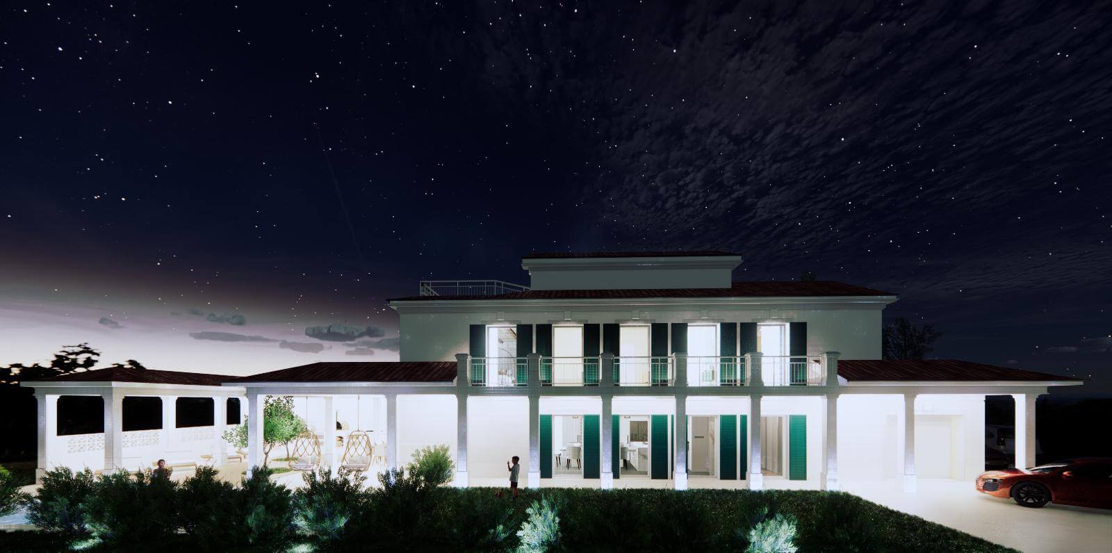 Predané: Veľký rozostavaný rodinný dom, 3NP spolu 355,13m2,pozemok 650m2,Novalja, na ostrove Pag, Chorvátsko-7