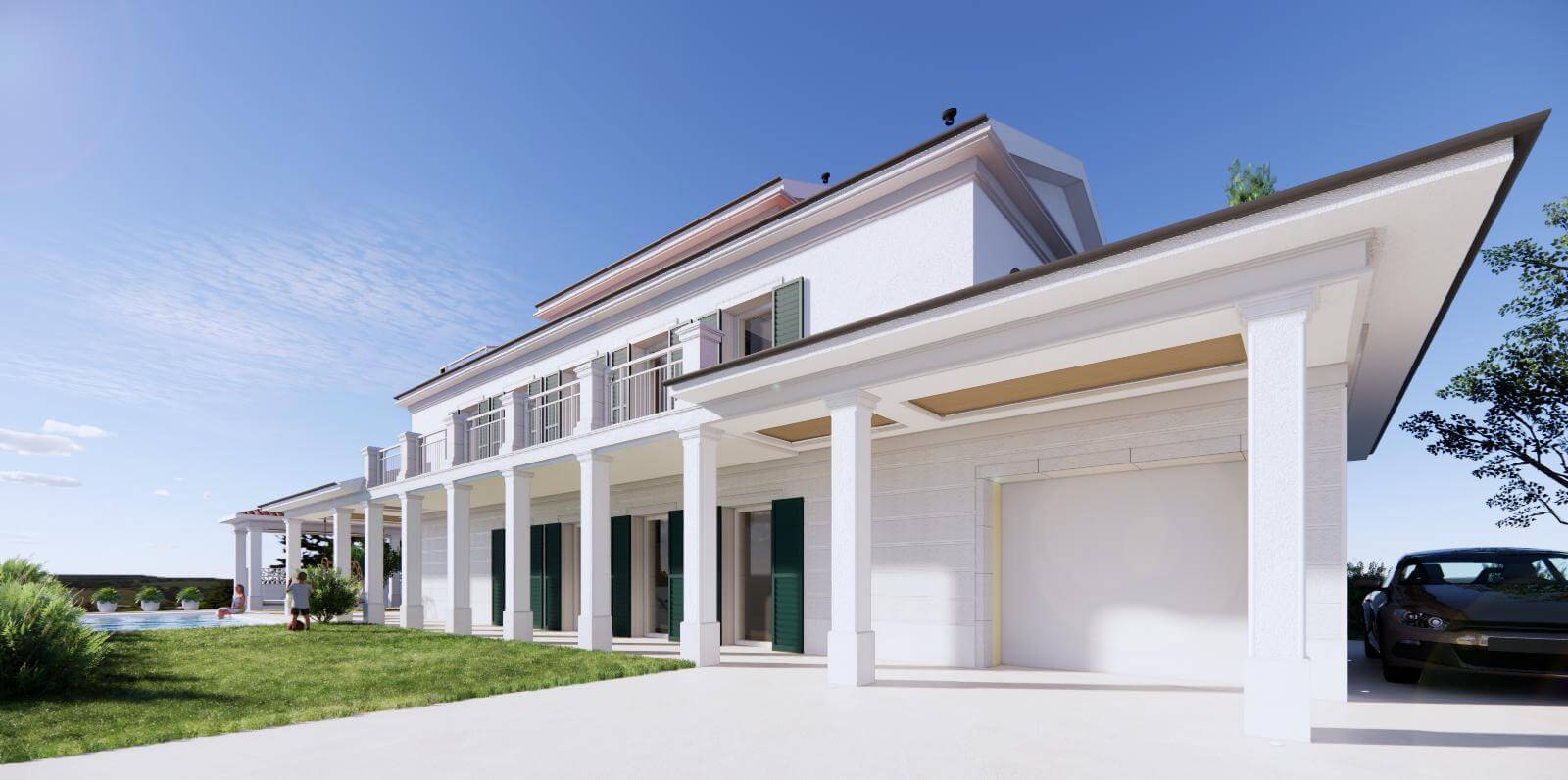 Predané: Veľký rozostavaný rodinný dom, 3NP spolu 355,13m2,pozemok 650m2,Novalja, na ostrove Pag, Chorvátsko-10