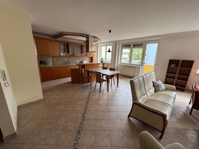 4 izbový byt prerobený na veľký 3 izbový, 124,9m2, podzemné parkovisko 1 miesto-0