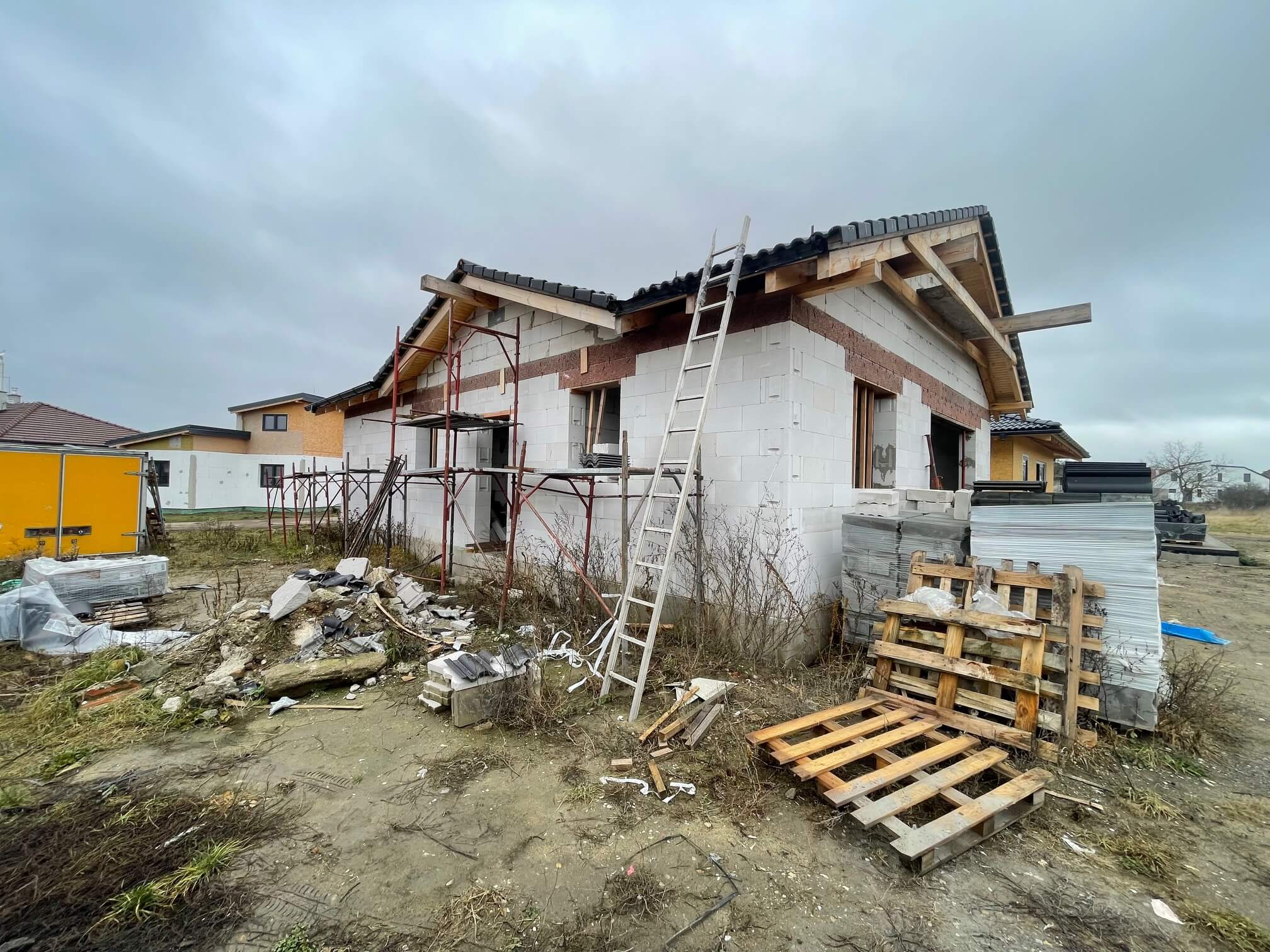 Predané: Predaj rozostavaného RD, dokončený 03/26, úžitková 105m2, pozemok 560m2, Gajary-4