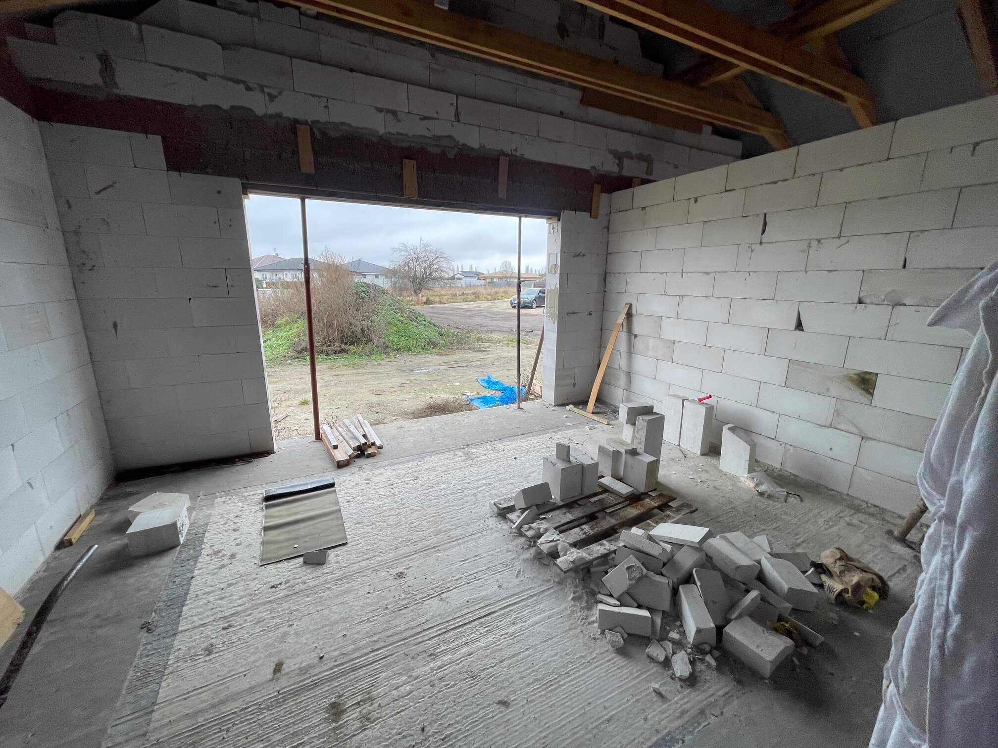 Predané: Predaj rozostavaného RD, dokončený 03/26, úžitková 105m2, pozemok 560m2, Gajary-8