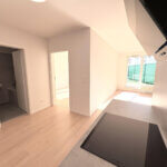 Predané: 2,5 izbový byt s predzáhradkou, úžitková 65,47m2, terasa 11,06m2, predzáhradka 28,29m2, s kuchynskou linkou-6